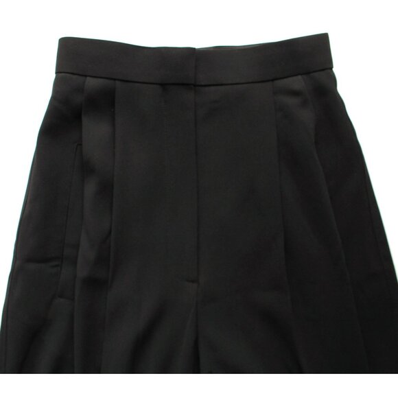 CHICJOC High-Waisted Tapered Wide-Leg Pants 28" / Size 34 / Black - Picture 5 of 9